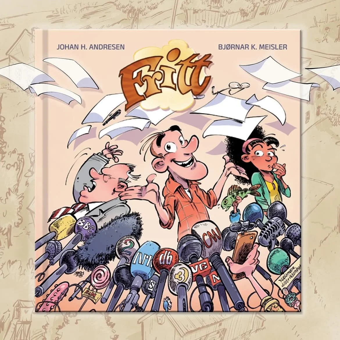 Tegneserien Fritt er nå utgitt som bok!