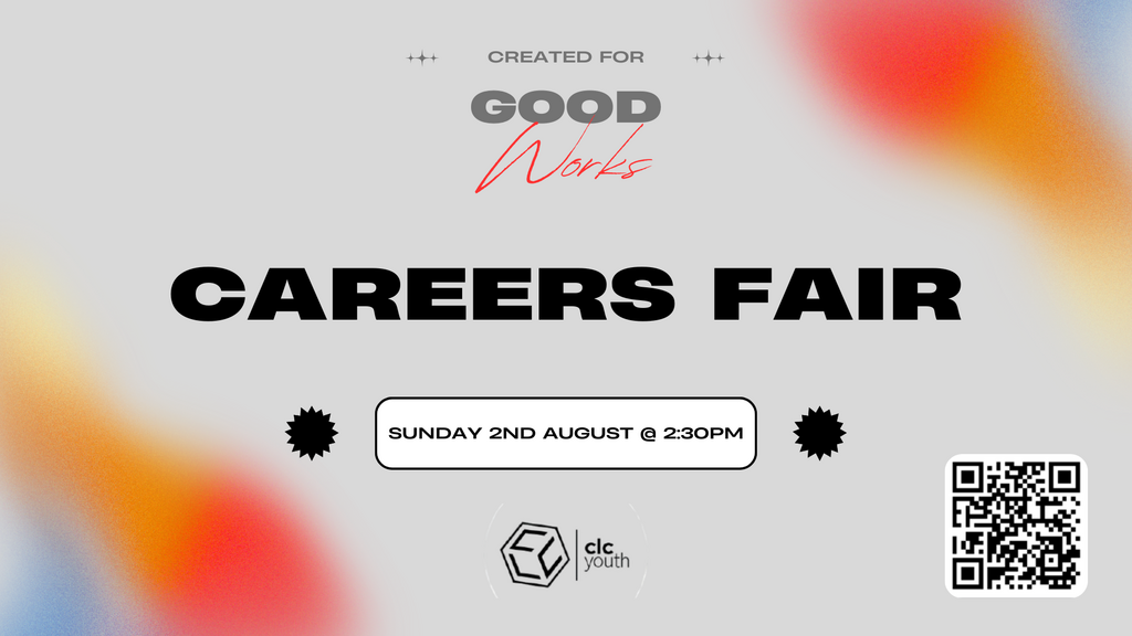   Young Adults Careers Fair   Sunday 2nd August - 2:30pm to 5:00pm  