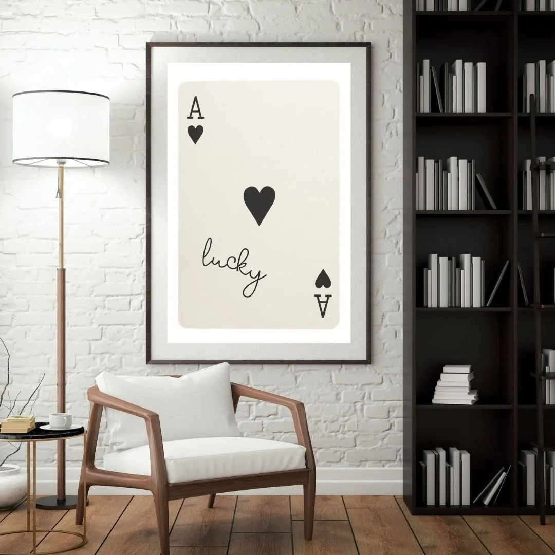 Lucky Ace Framed Kelly Maddocks Studio.jpg