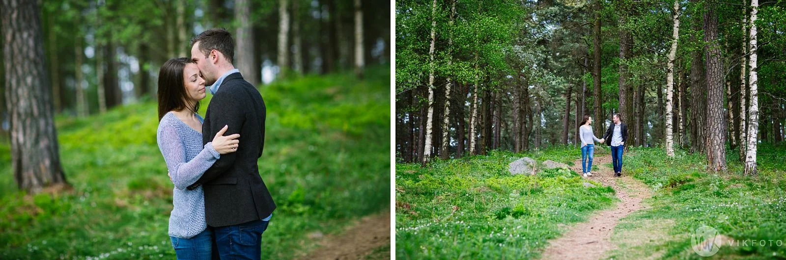 Romantiske bilder langs Tunevannet i Sarpsborg