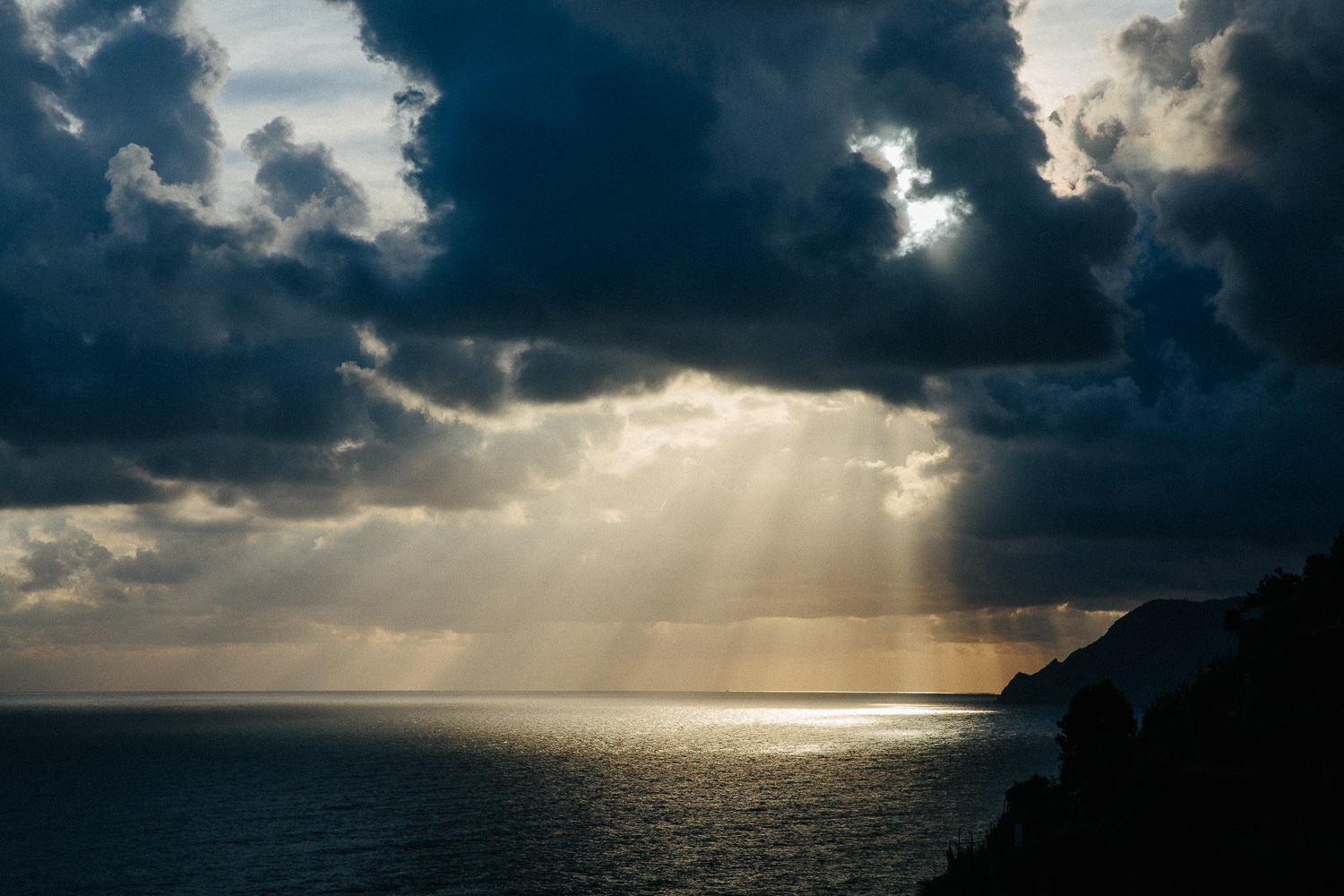 Magisk lys ved Cinque Terre