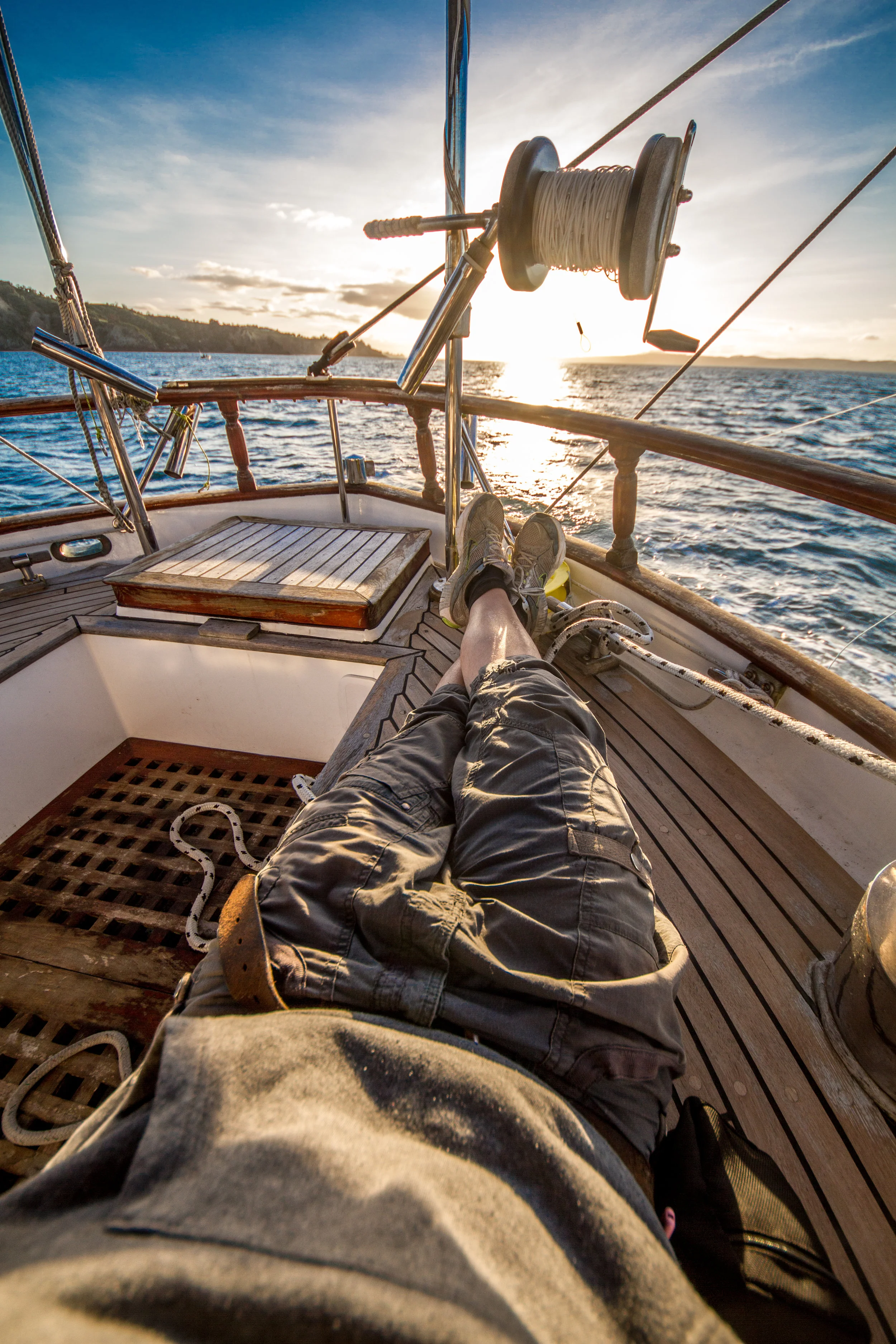 Off the coast of Waiheke Island