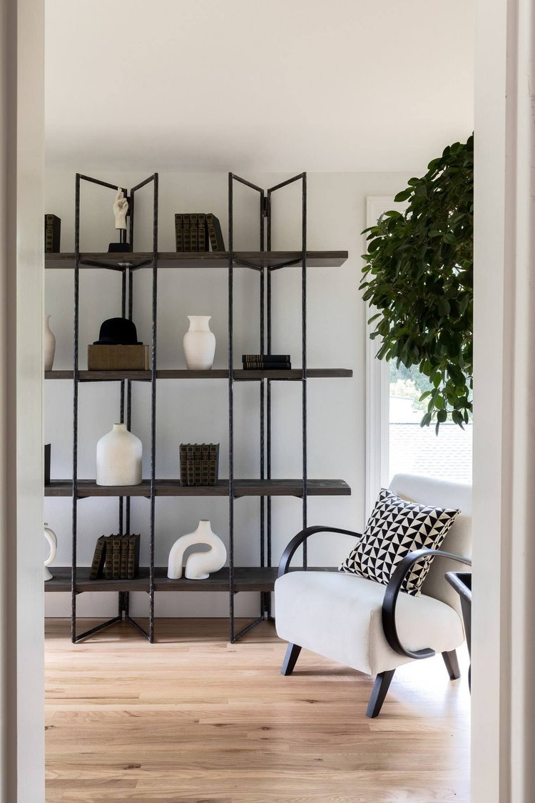 Home office detail of the Magnolia in Greenville, SC, interiors by Kym Petrie.