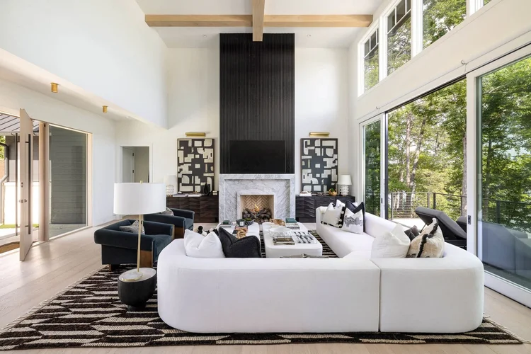 Great room of the Airy Oasis in Edgewater, built by Gabriel Builders.
