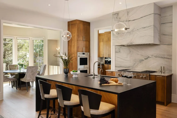 Kitchen of a custom home, built by Gabriel Builders (view 4).