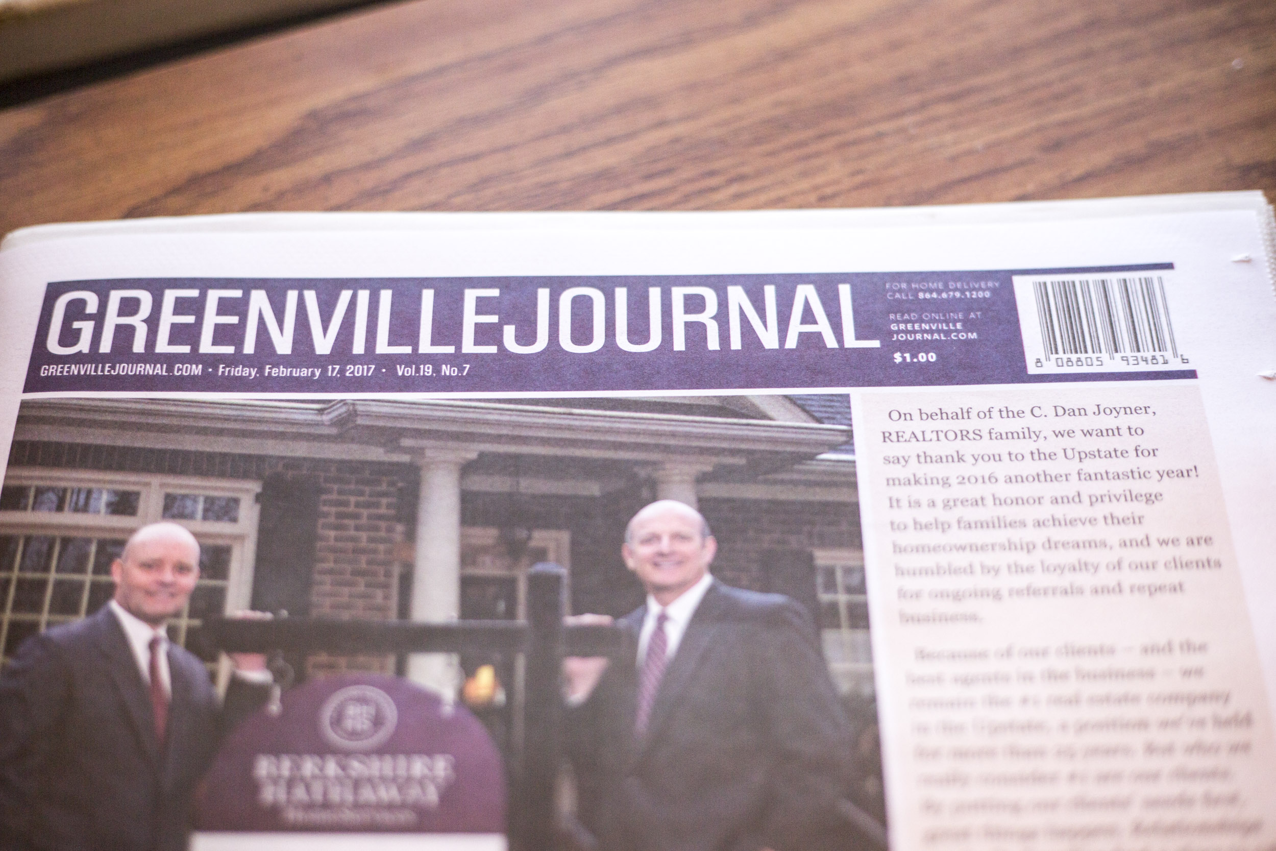 Greenville Journal- one of the publications my work was in.