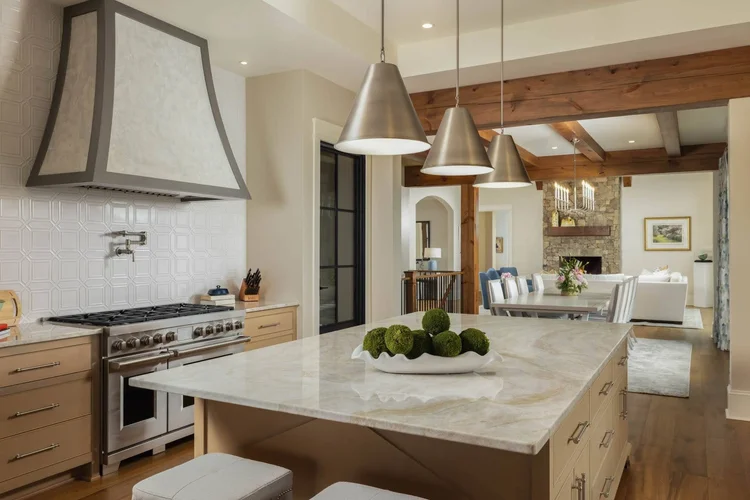 Kitchen of a custom home, built by Gabriel Builders.
