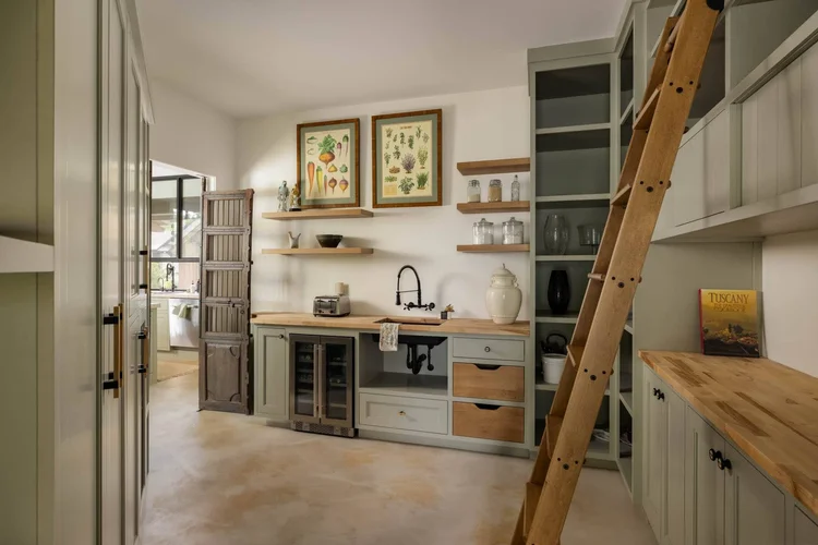 Pantry of a custom home, built by Gabriel Builders.