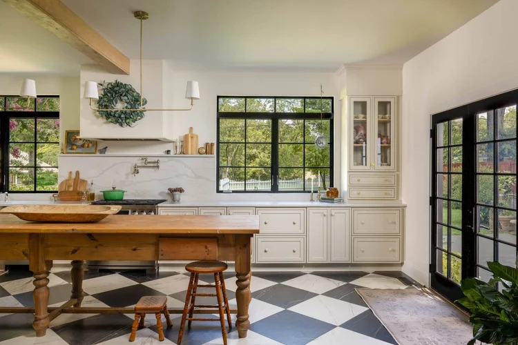 Kitchen of a custom home, built by Neely Construction (view 4).