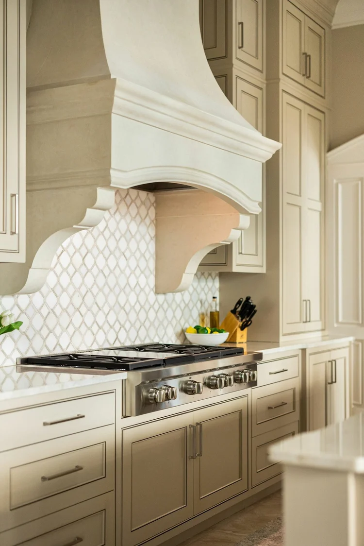 Kitchen detail of a custom home, built by Gabriel Builders.