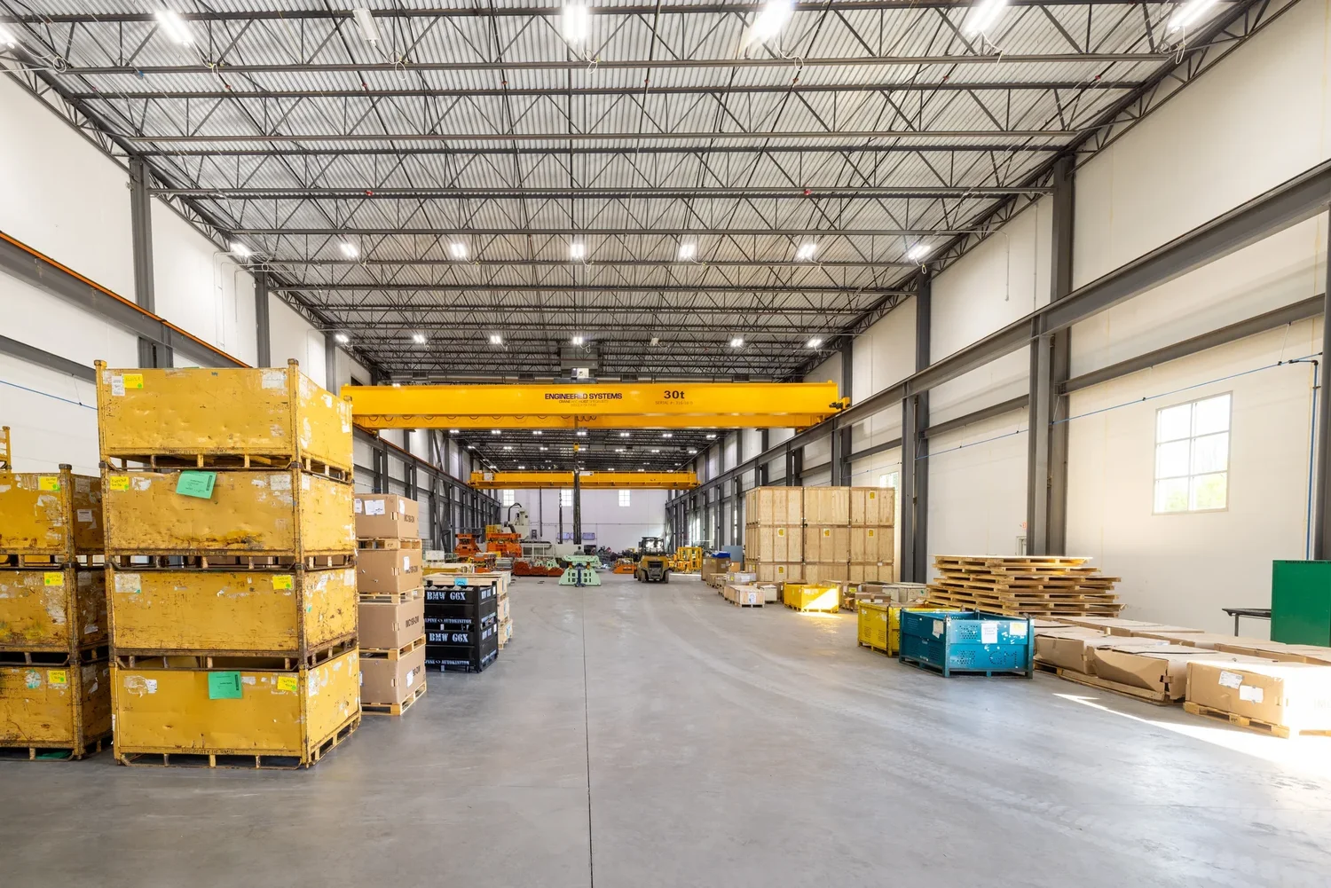 Trehel Corporation industrial building — commercial construction and industrial photography by Jack Robert.
