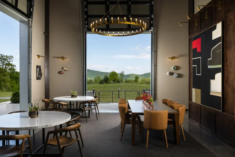 Marked Tree Vineyard, built by Cooper Construction — hospitality architecture photography by Jack Robert.