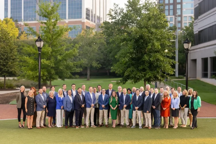 Large company team portrait in Greenville, SC by Jack Robert Photo