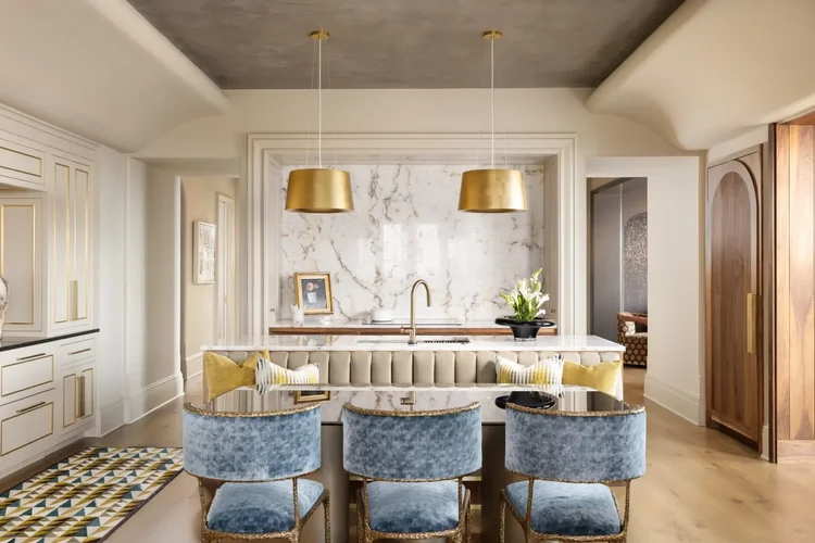 Kitchen in a luxury custom home in Greenville, SC. Architectural photography by Jack Robert Connolly.