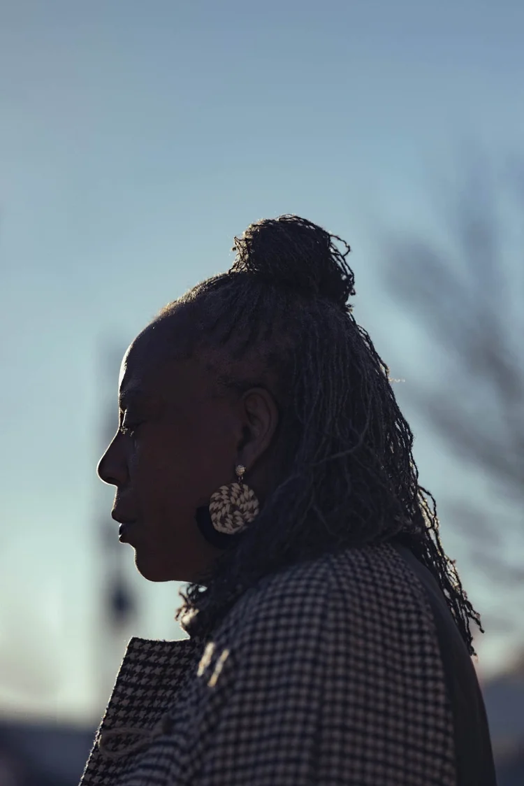 Poet Glenis Redmond, editorial portrait for Greenville Journal