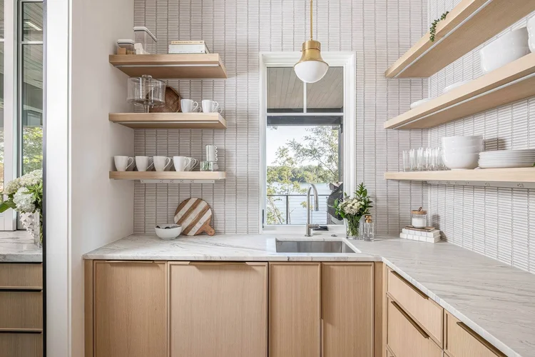 Scullery of the Airy Oasis in Edgewater, built by Gabriel Builders.