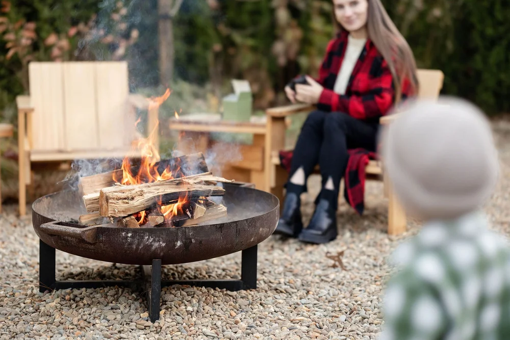 Trailborn highlands outdoor fire pit lounge highlands NC