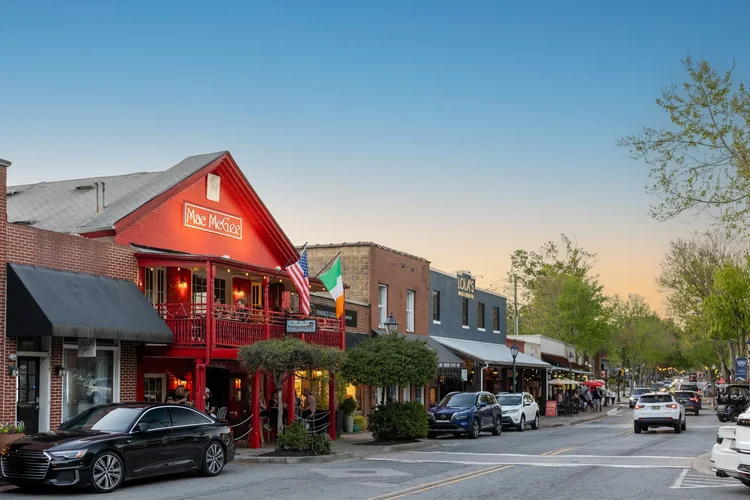 Area photography for a Toll Brothers community in Atlanta, GA — commercial architecture photography by Jack Robert.