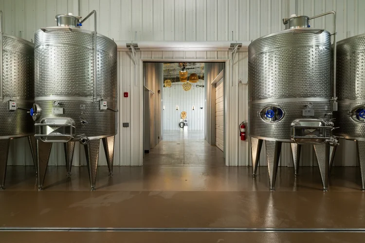 Marked Tree Vineyard, built by Cooper Construction — hospitality architecture photography by Jack Robert.