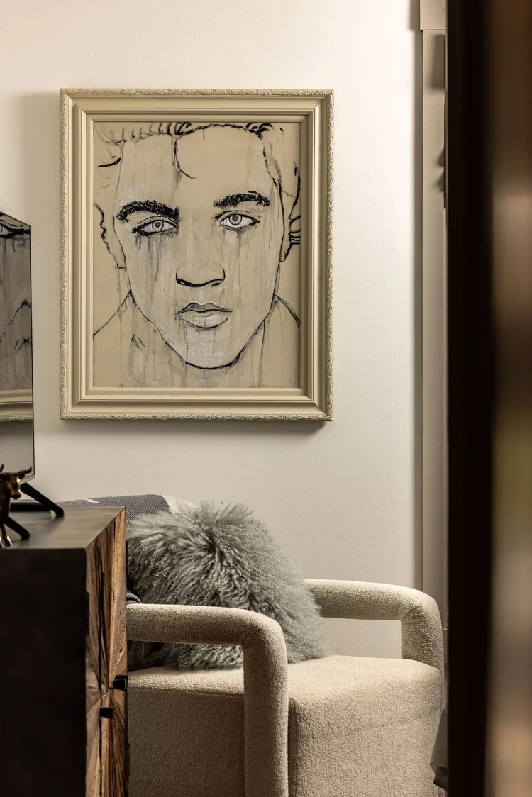 Interior detail of a custom home.