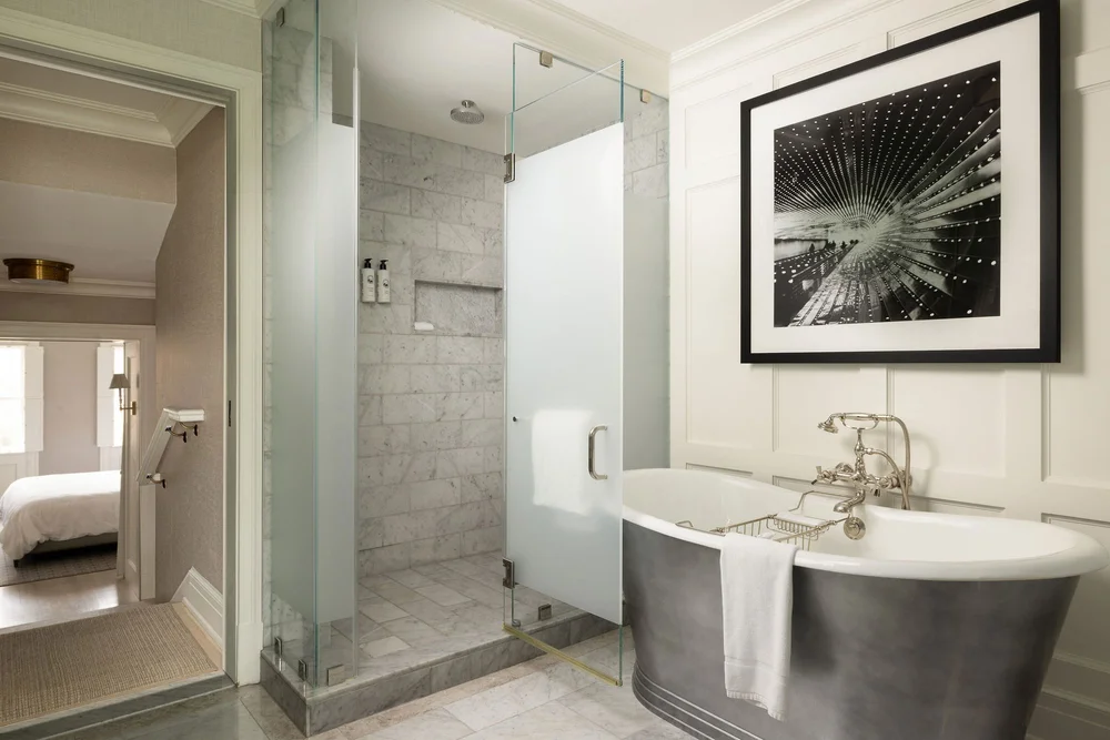 Rosewood washington DC suite bathroom
