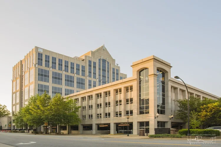 The TD Bank building in Greenville, SC — commercial architecture photography by Jack Robert.
