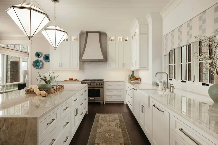 Kitchen of a custom home, built by Gabriel Builders (view 2).