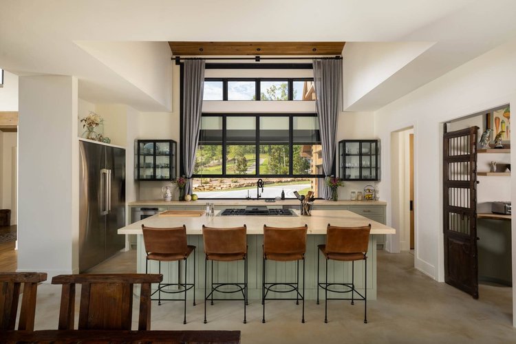 Kitchen of a custom home, built by Gabriel Builders (view 2).