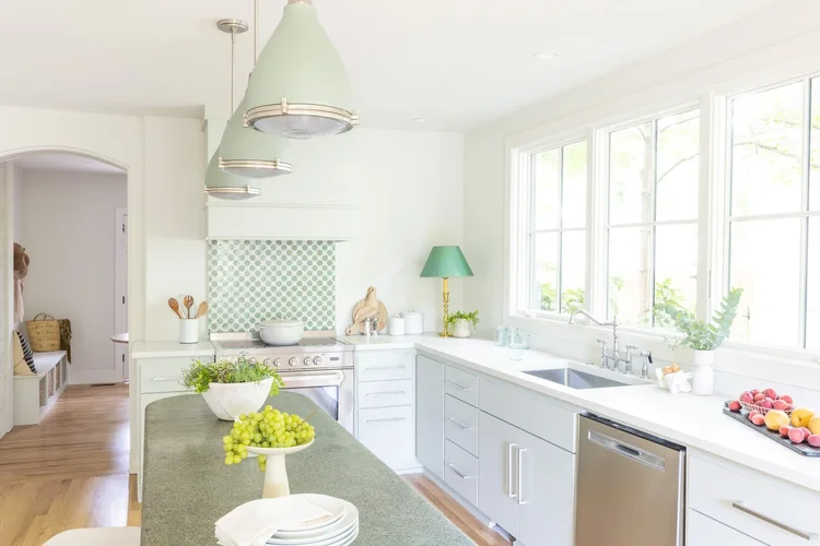 Kitchen of the Magnolia in Greenville, SC, interiors by Kym Petrie.