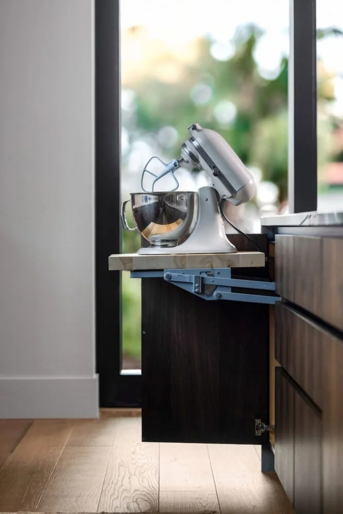 Kitchen detail of a custom home, interiors by Northside Interior Design.