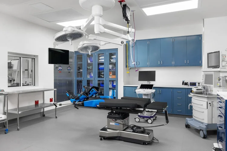 Interior of CCRM Fertility, a Perkins&Will-designed healthcare facility in Greenville, SC — healthcare architecture photography by Jack Robert.