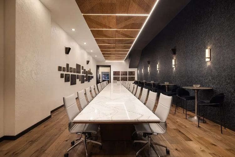 Interior of a corporate office conference room — corporate architecture photography by Jack Robert.