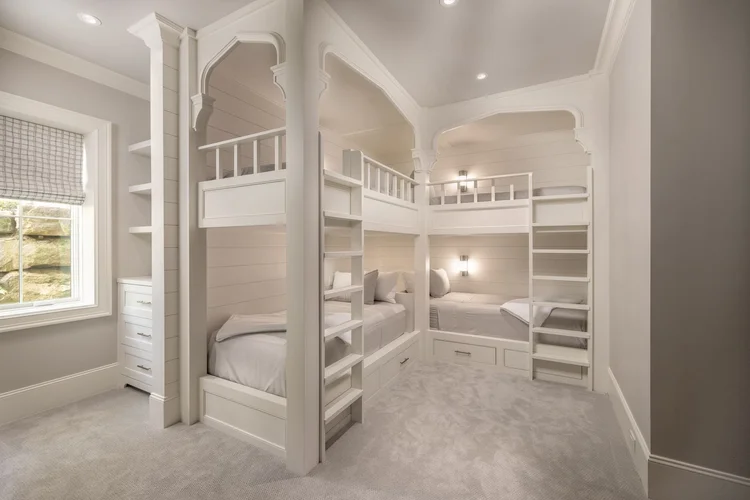 Bunk room of the Castle on the Lake.