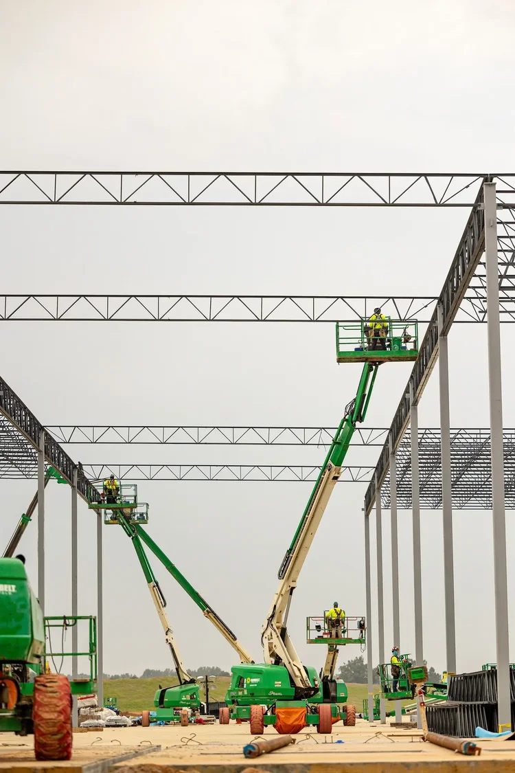 The Cooper Construction industrial project — industrial photography by Jack Robert.