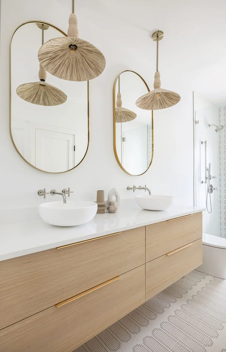 Guest room of the Airy Oasis in Edgewater, built by Gabriel Builders.