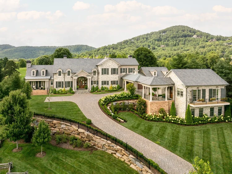 Aerial view of Walnut Valley, built by Gabriel Builders.