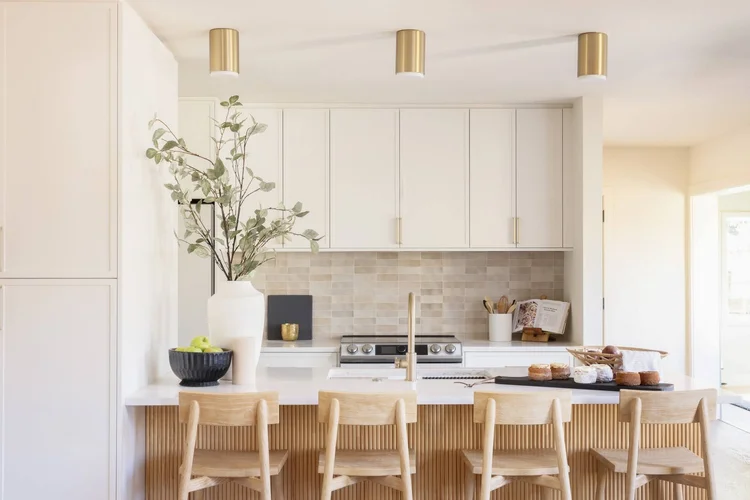 Kitchen of a custom home, built by Crafted by Clever (view 2).