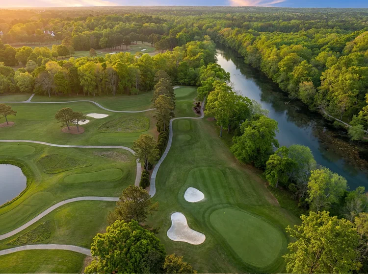 Aerial view of area photography for a Toll Brothers community in Atlanta, GA — commercial architecture photography by Jack Robert.