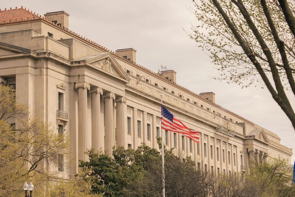 Washington DC historic neoclassical building