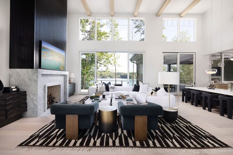 Great room of the Airy Oasis in Edgewater, built by Gabriel Builders (view 2).