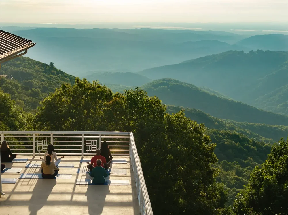 South carolina mountain wellness retreat yoga hospitality
