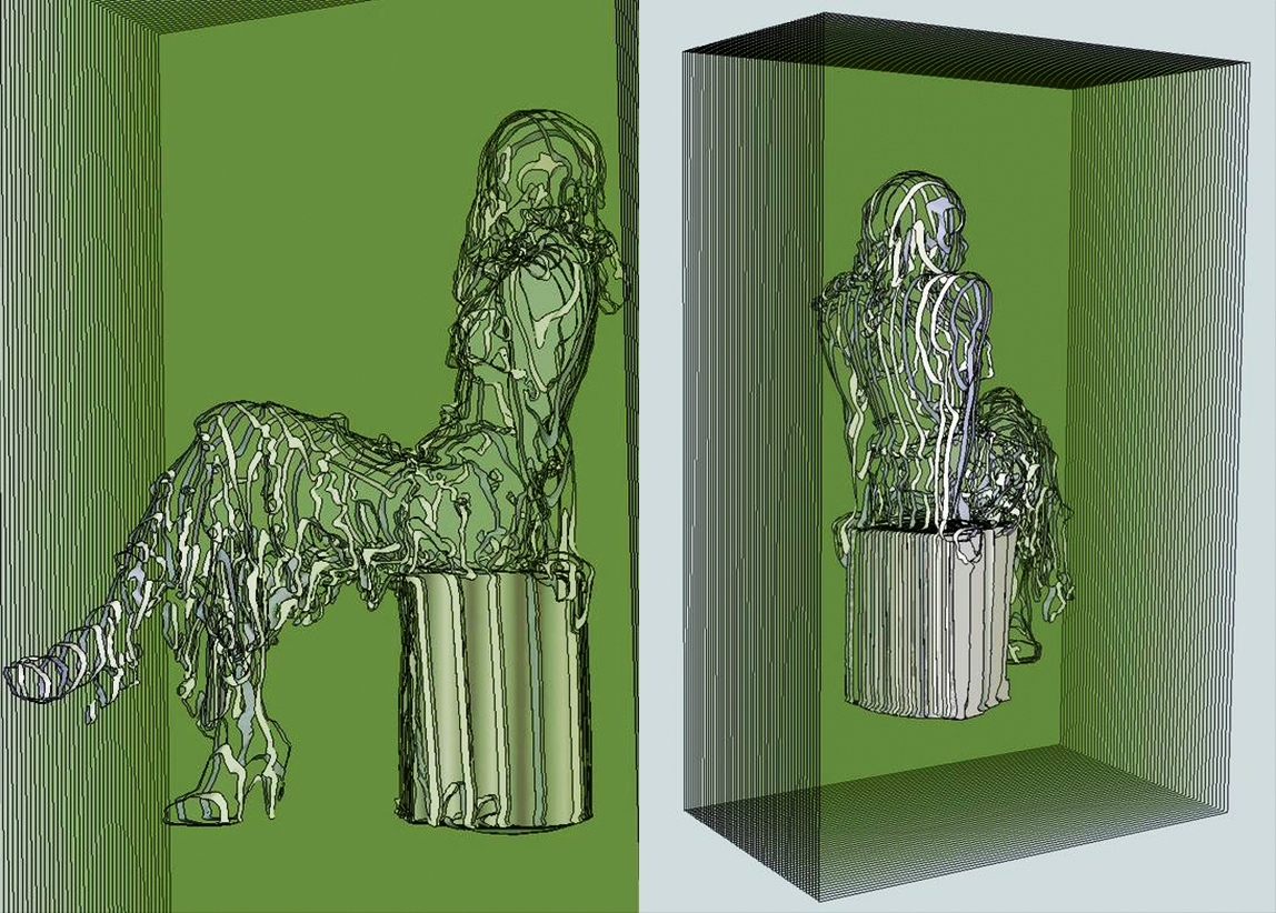   Ponderance , glass sculpture concept 