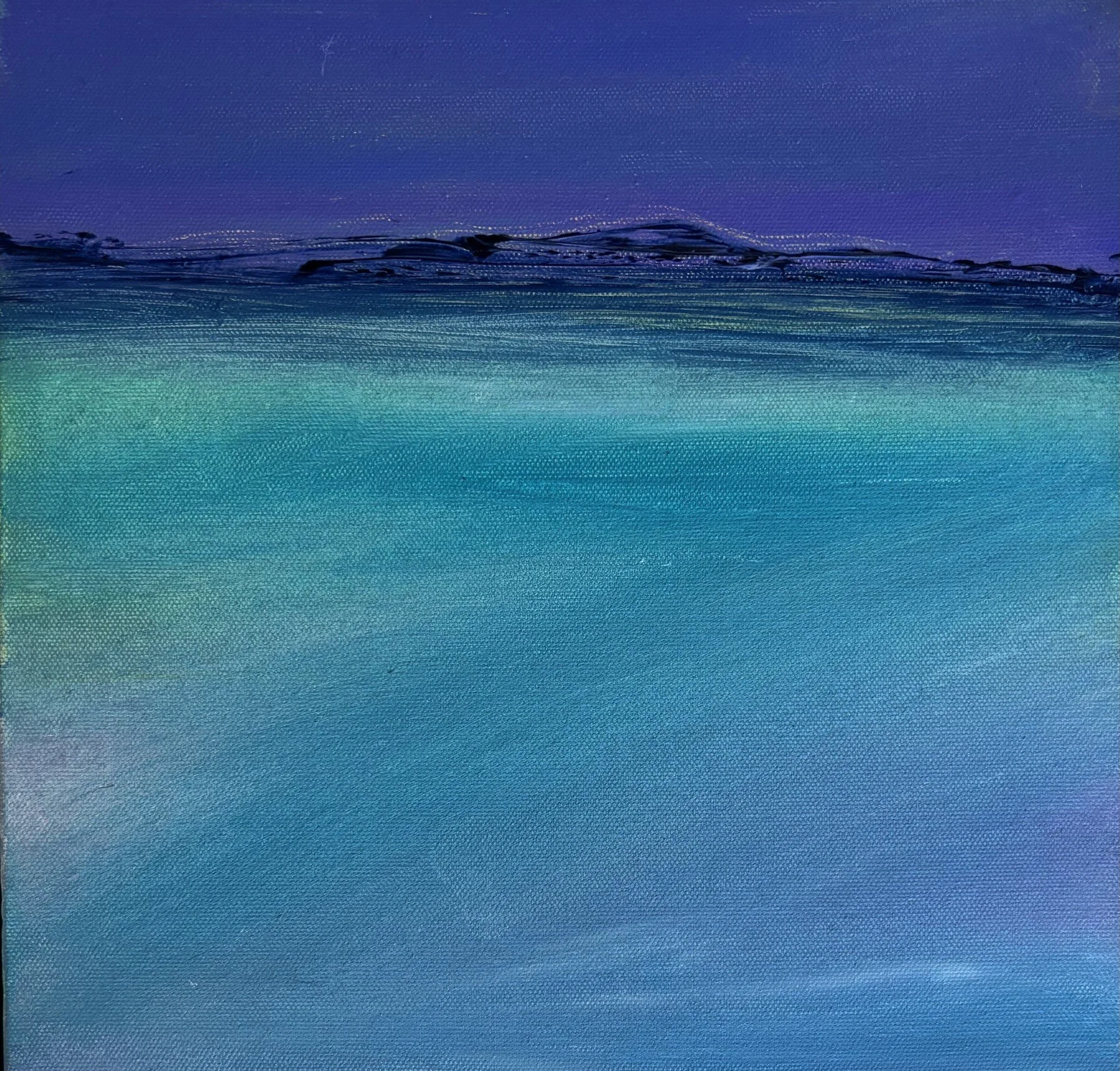 11 Purple Sky 30x30cm Acrylic on canvas Box fame.jpg