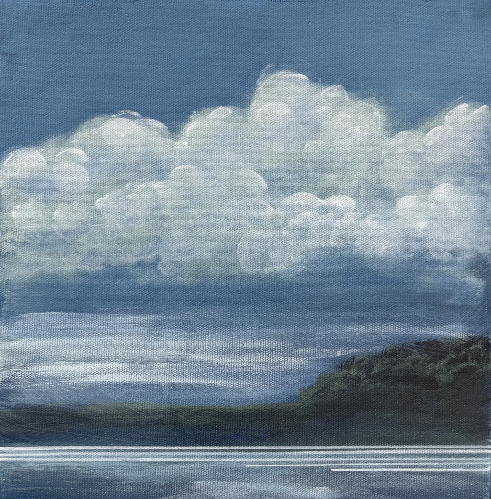 21 Blue Storm 30x30cm Acrylic on canvas Box Frame.jpg