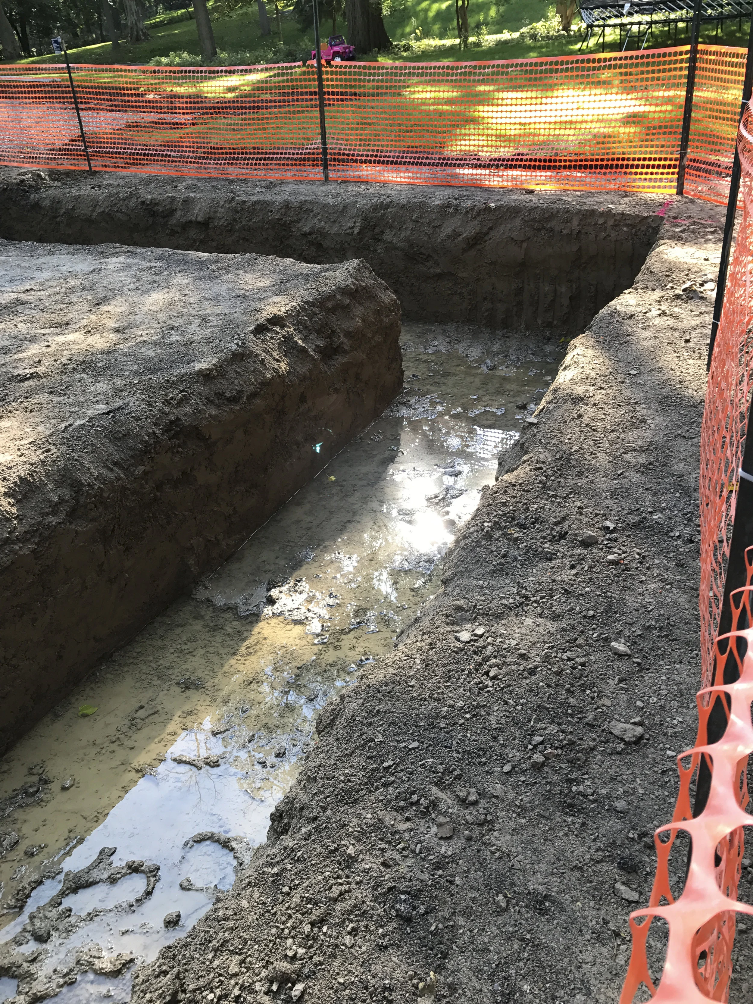 Footers Excavated.