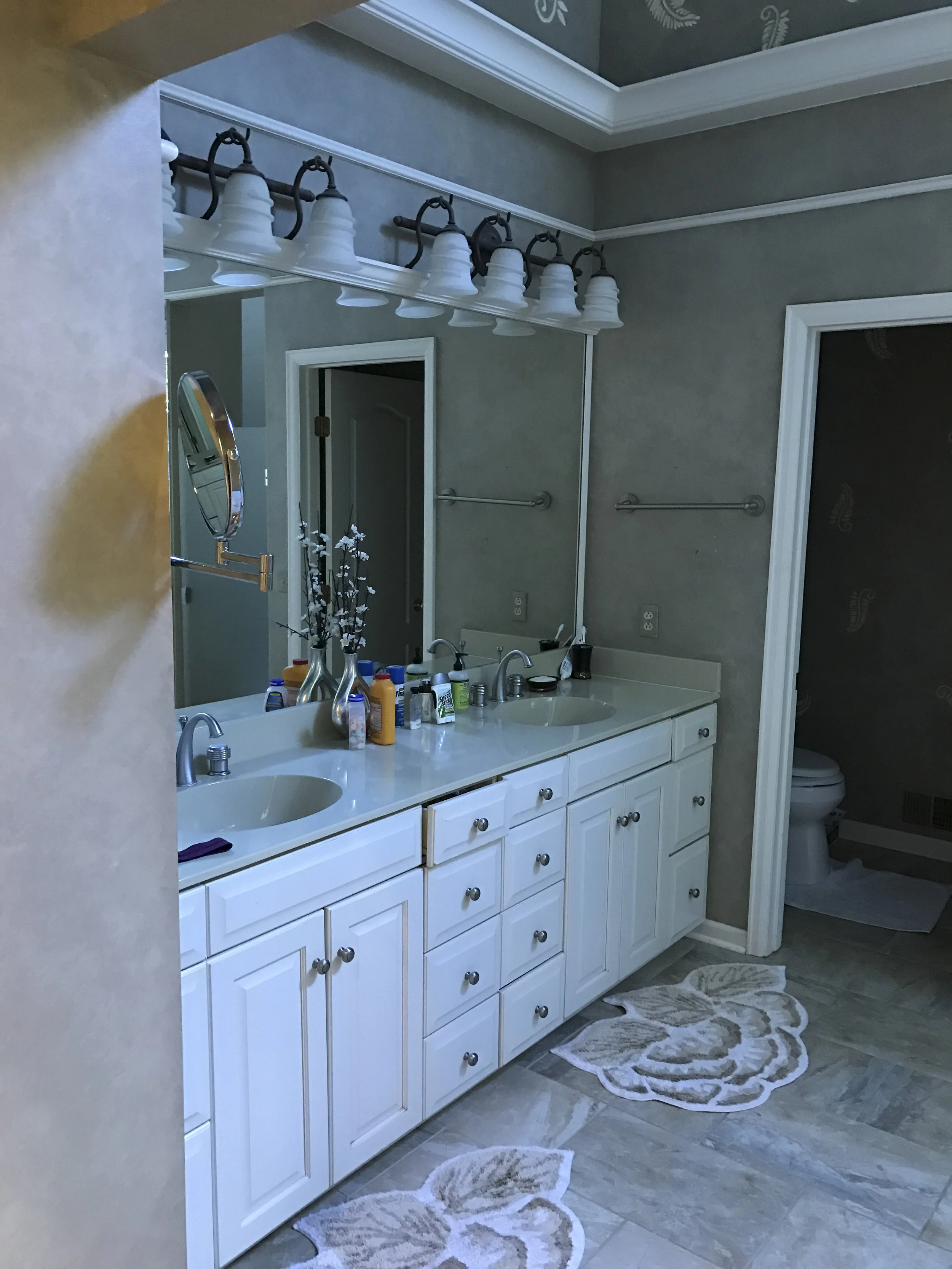 Master bath before.