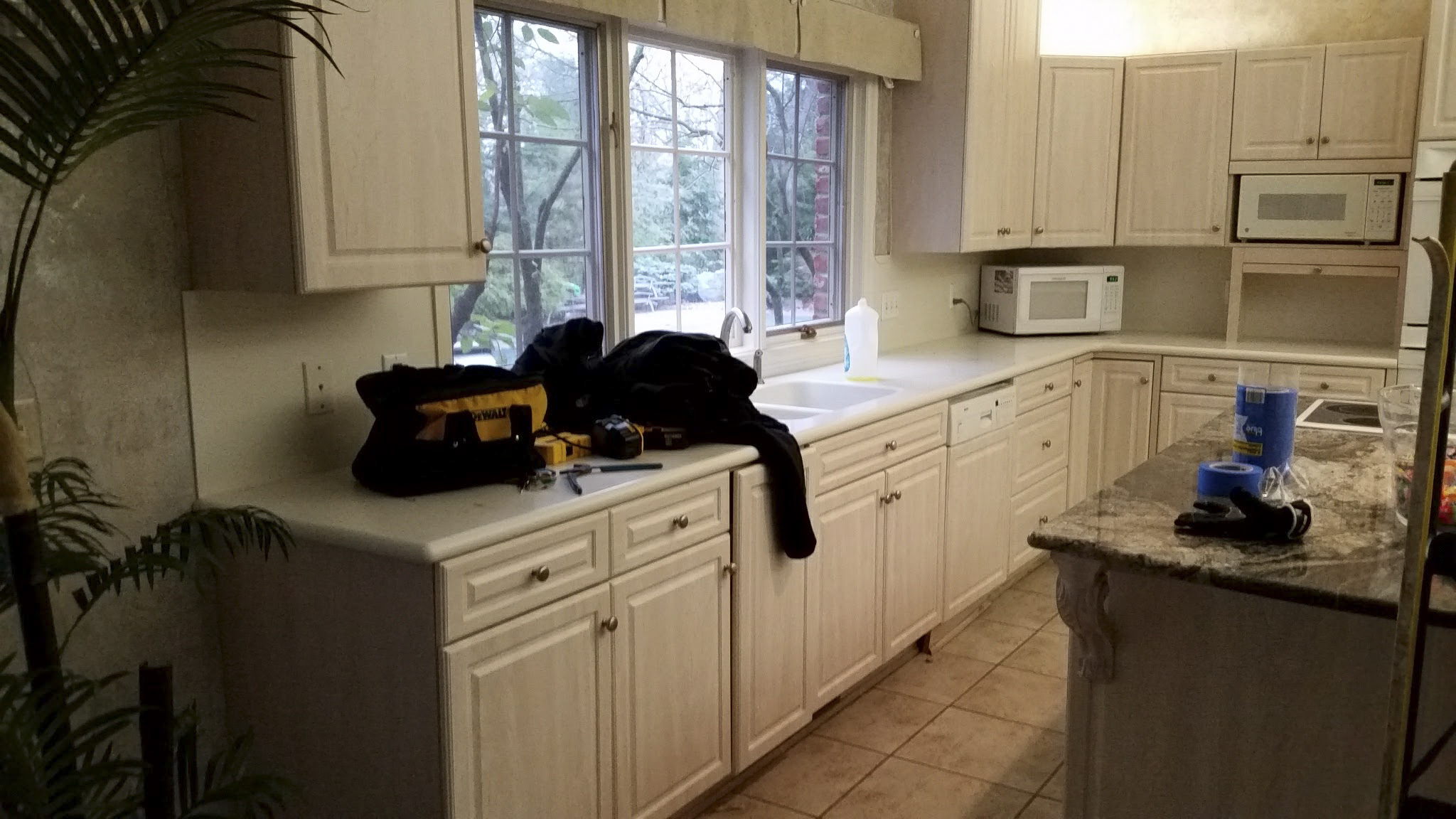 Kitchen before.
