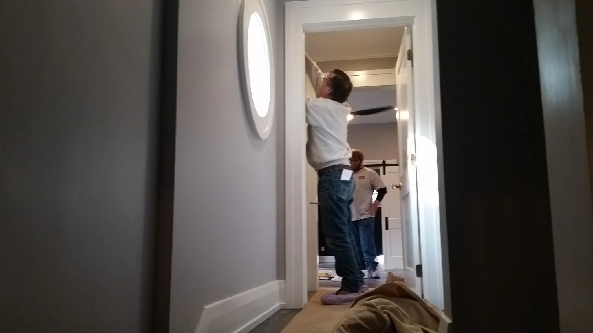 Trim touch-ups.