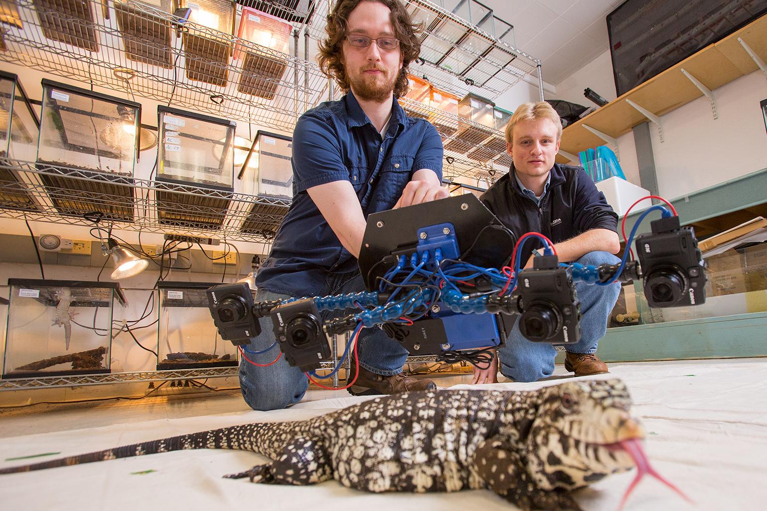 First Generation of the Beastcam Technology scanning a Tegu
