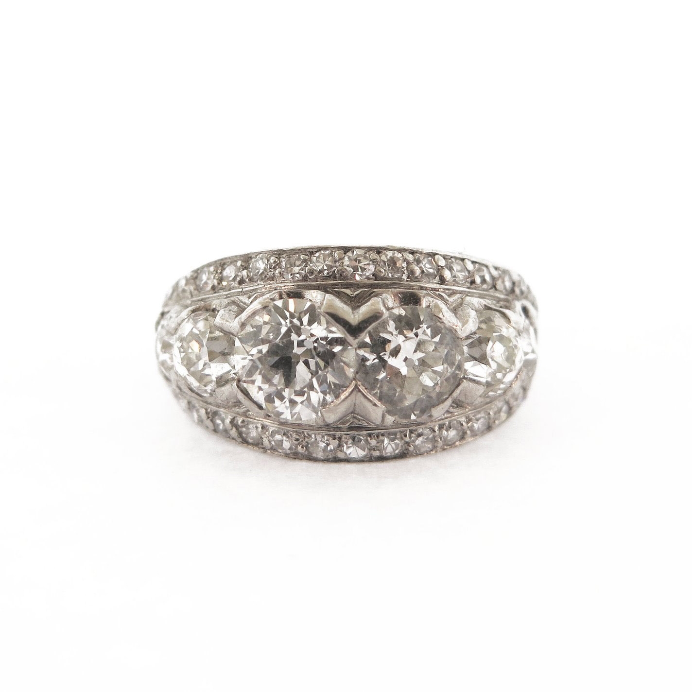Five Stone Diamond Bandeau Ring